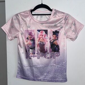 Pink and Purple Graphic Kids T-Shirt